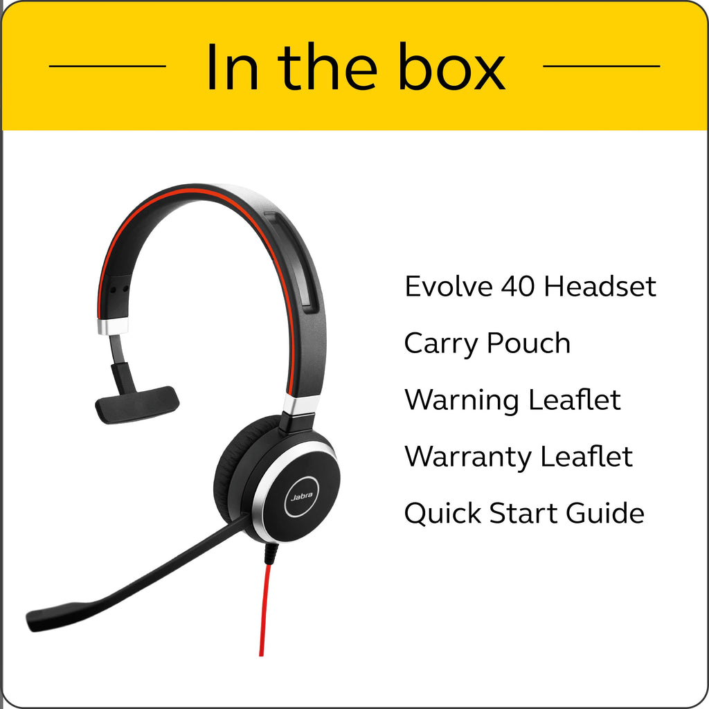 Wired Headset Mono 3.5mm Jack/USB Connection N50918