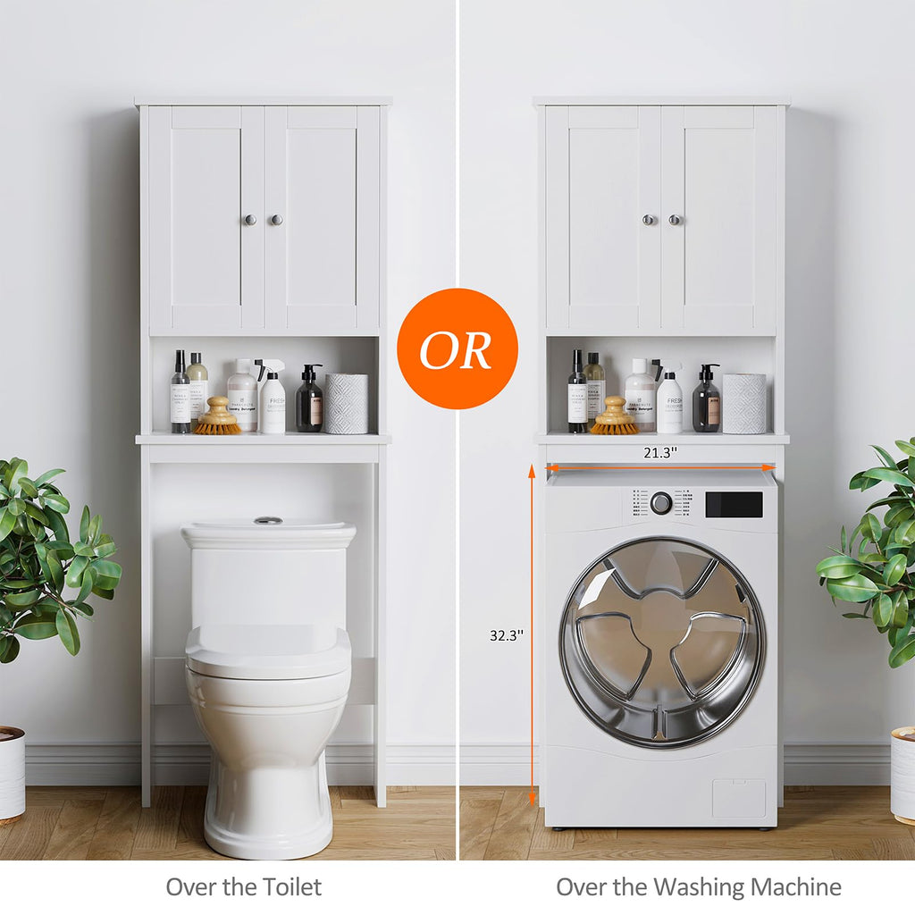 Over the Toilet Storage Cabinet, White U6988