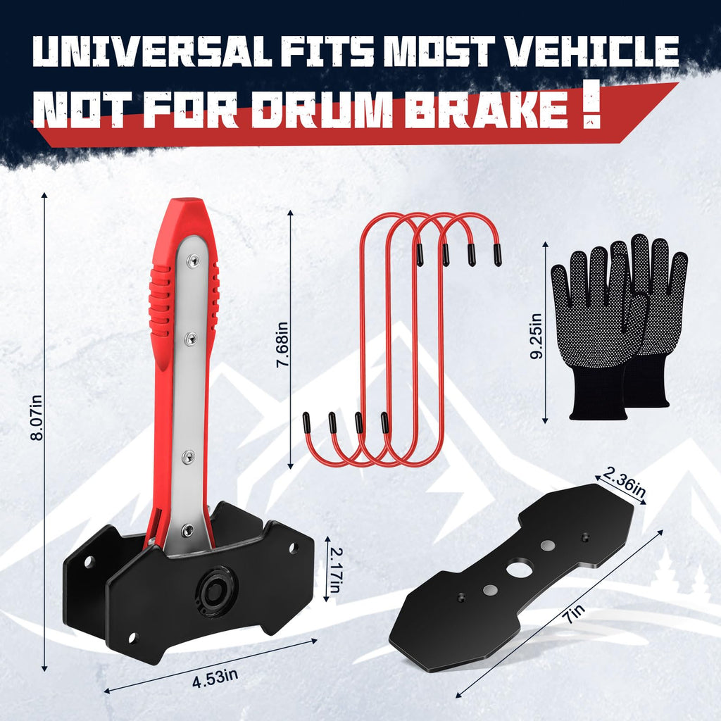 Brake Caliper Compression Tool with 2 Steel Plates A2766