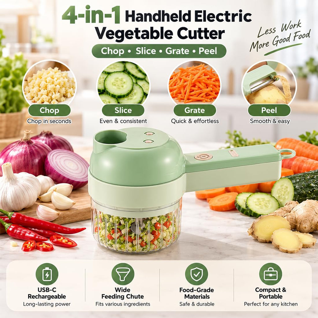 4 in 1 Wireless Electric Vegetable Chopper Q836320