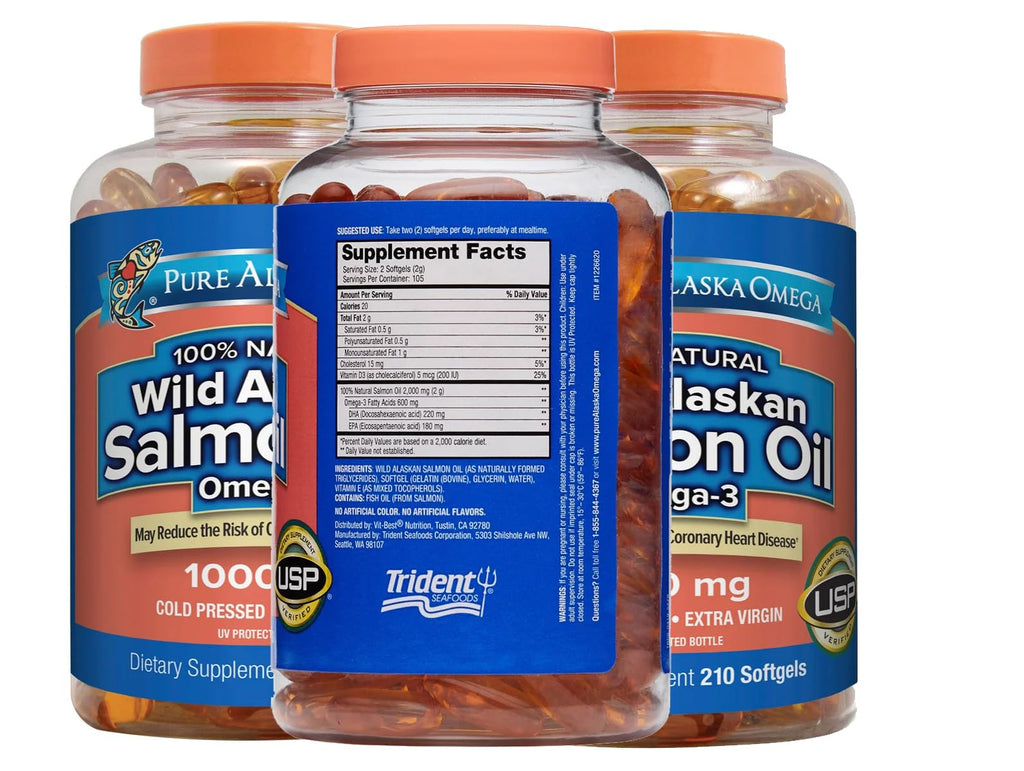 Wild Salmon Oil 1000 mg Softgels S94500