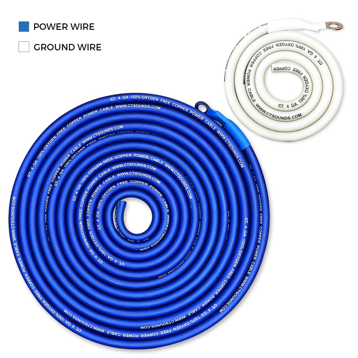4 Gauge OFC Amp Wiring Install Kit Z2587