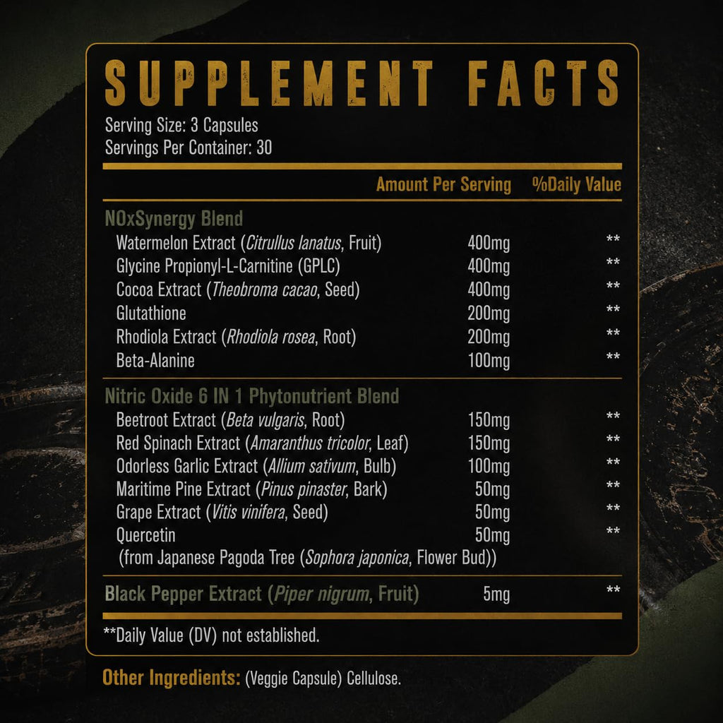 Beet Root Nitric Oxide Supplement 90 Count W7067