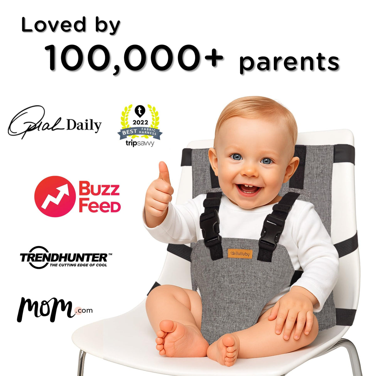 Compact Travel High Chair Portable Baby Harness Seat O7344