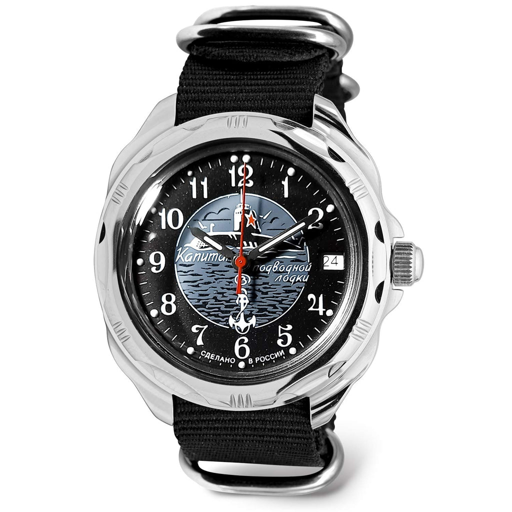 Black Blue Dial 40mm Mechanical Wrist Watch W590