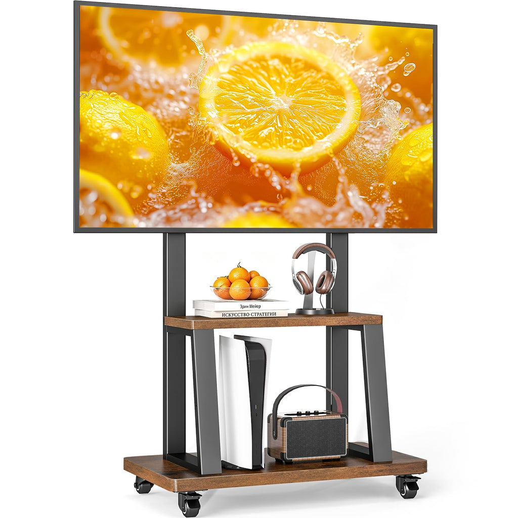 Mobile TV Cart for 37"-75" TVs with Wheels O1779