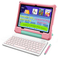 Kids Tablet 10 inch Octa-Core 30GB RAM 64GB ROM with Case Keyboard Mouse Stylus Pink S693