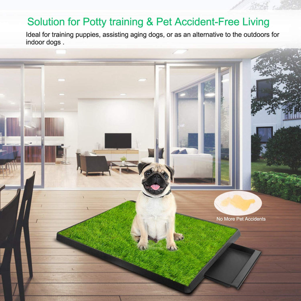 Indoor Dog Toilet with Artificial Grass 25" x 20" R5573