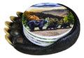 Black Bear Paw Coaster Set with 4 Coasters K76194