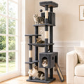70 Inches Indoor Cat Tree with Ladder U30752