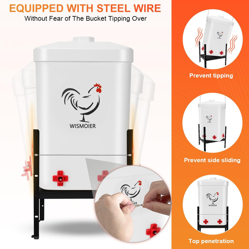 3 Gallon Heated Chicken Waterer Y110149