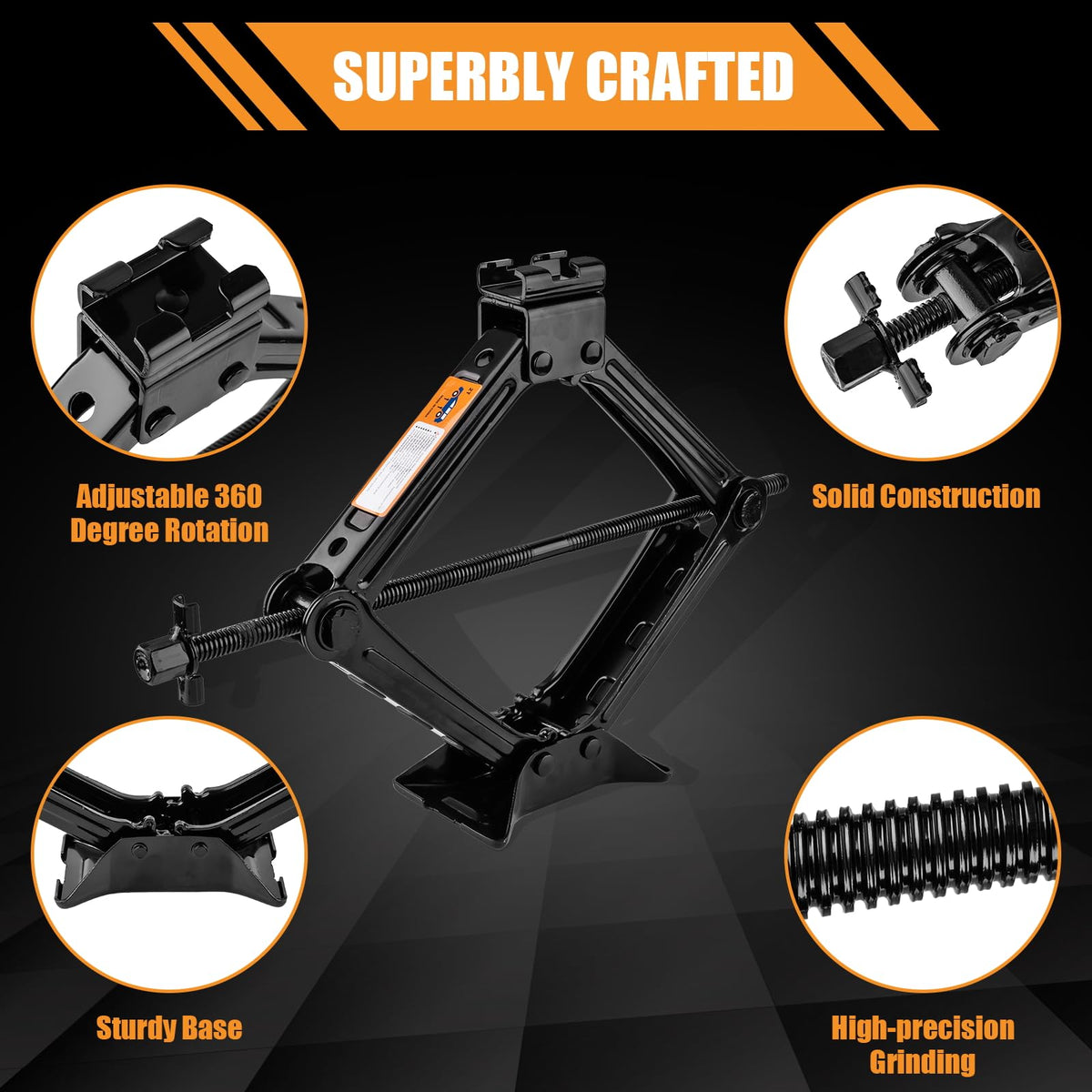 2 Ton Scissor Jack Kit with Lug Wrench N594119