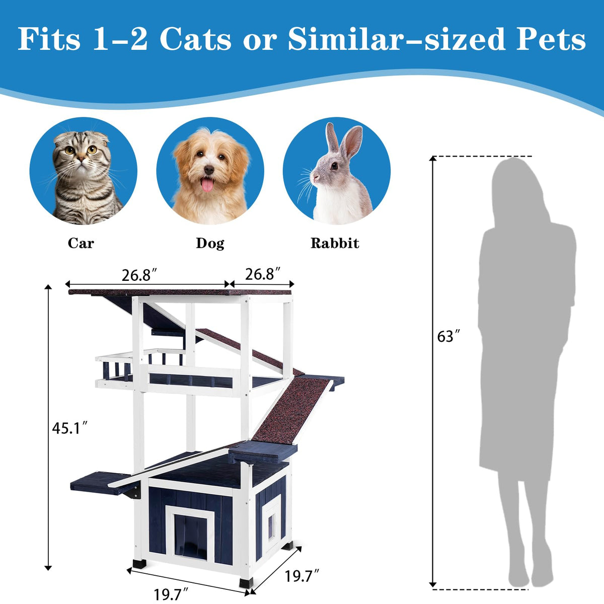 4-Tier Outdoor Cat Tree H762547