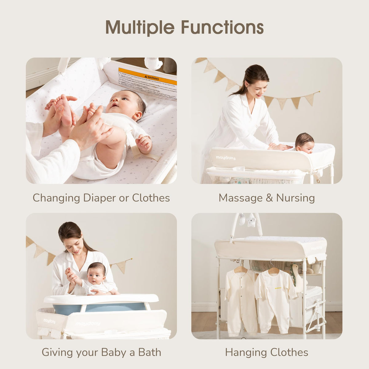 Portable Foldable Waterproof Baby Changing Table N965