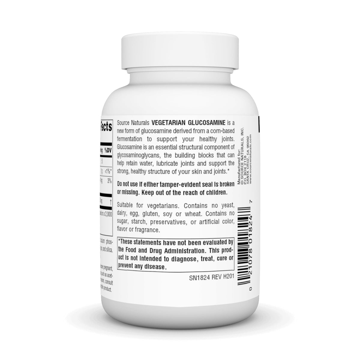 Vegetarian Glucosamine 750 mg 60 Tablets O66774