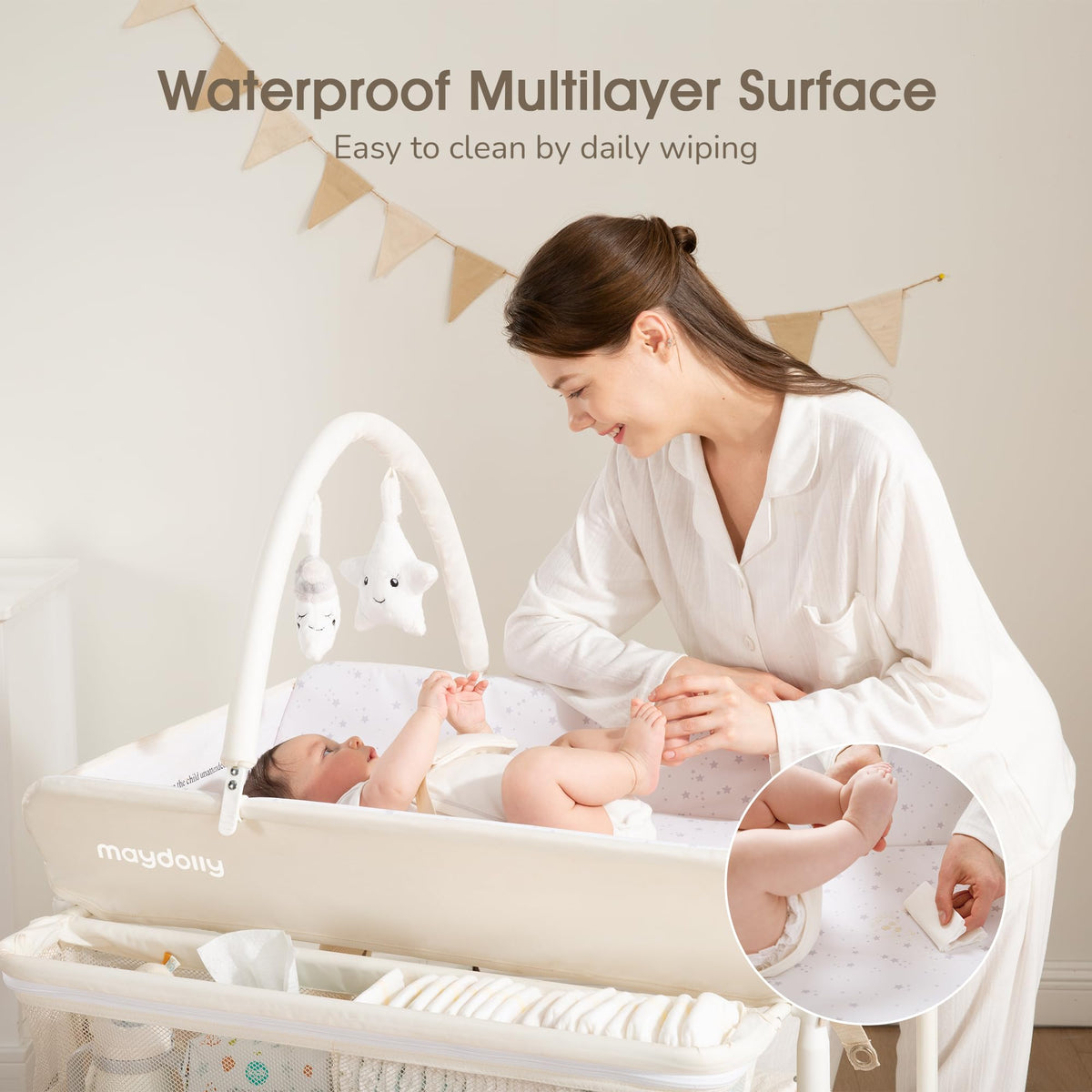 Portable Foldable Waterproof Baby Changing Table N965