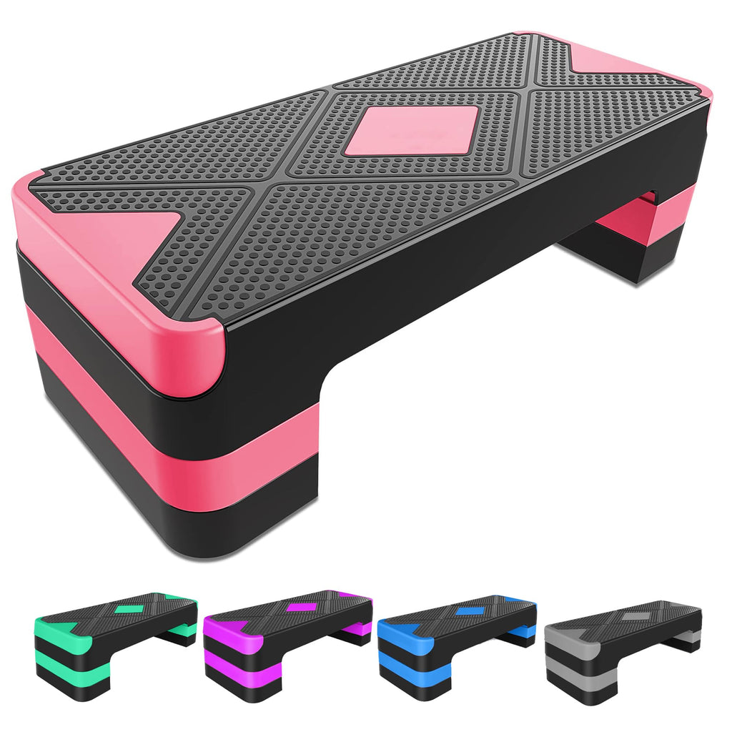 27" Adjustable Aerobic Exercise Step Platform T28748