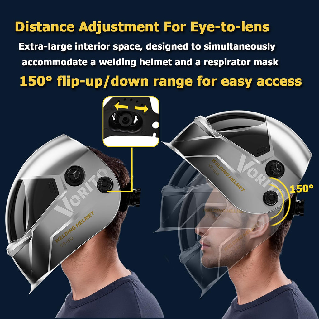 Auto Darkening Welding Helmet with LED Light X245309