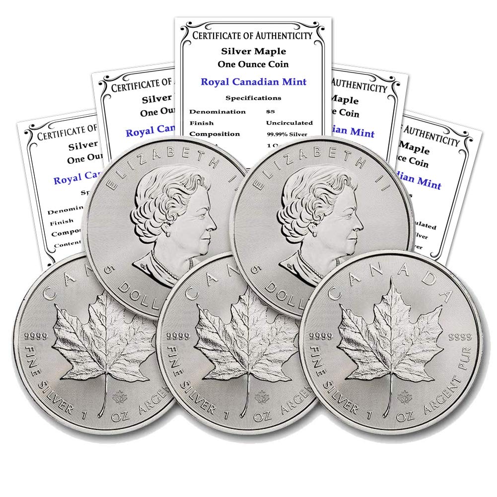 1 oz Canadian Silver Maple Leaf O8682