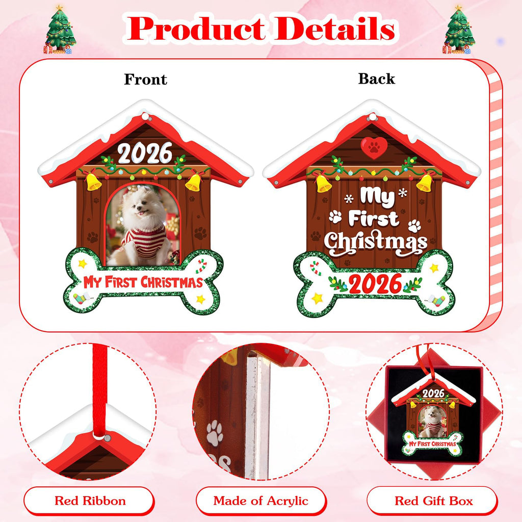 Dog Picture Frame Ornament V610