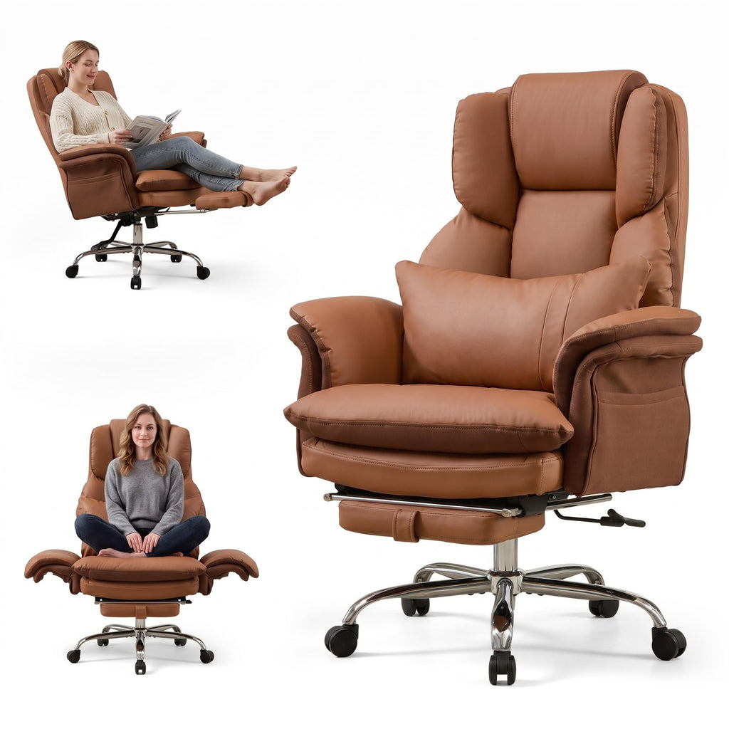 Big and Tall Office Chair with Flip Armrests J27477