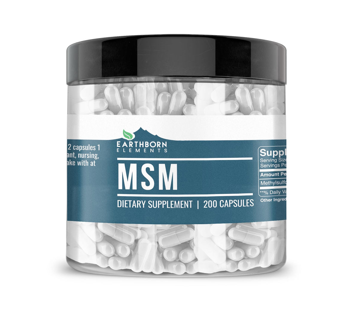 Methylsulfonylmethane (MSM) 200 Capsules K80497