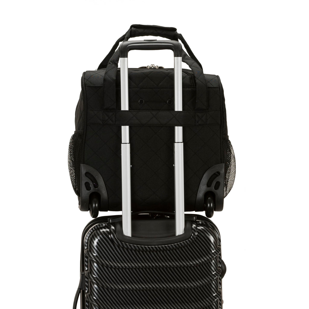 Black Wheeled Underseater Carry-On Luggage H205