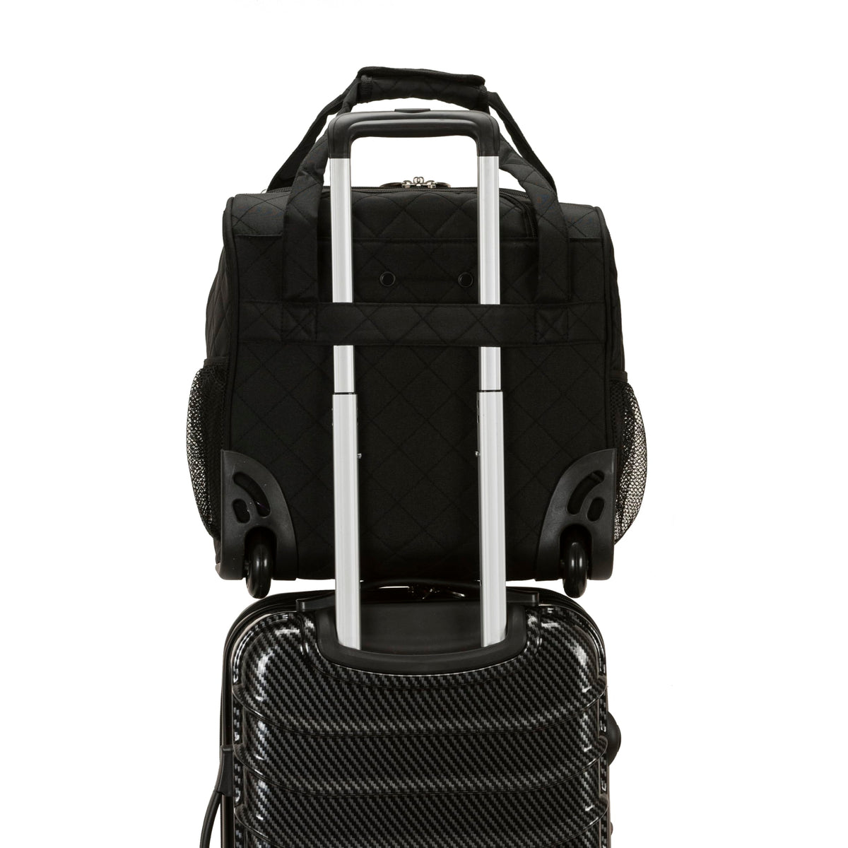 Black Wheeled Underseater Carry-On Luggage H205