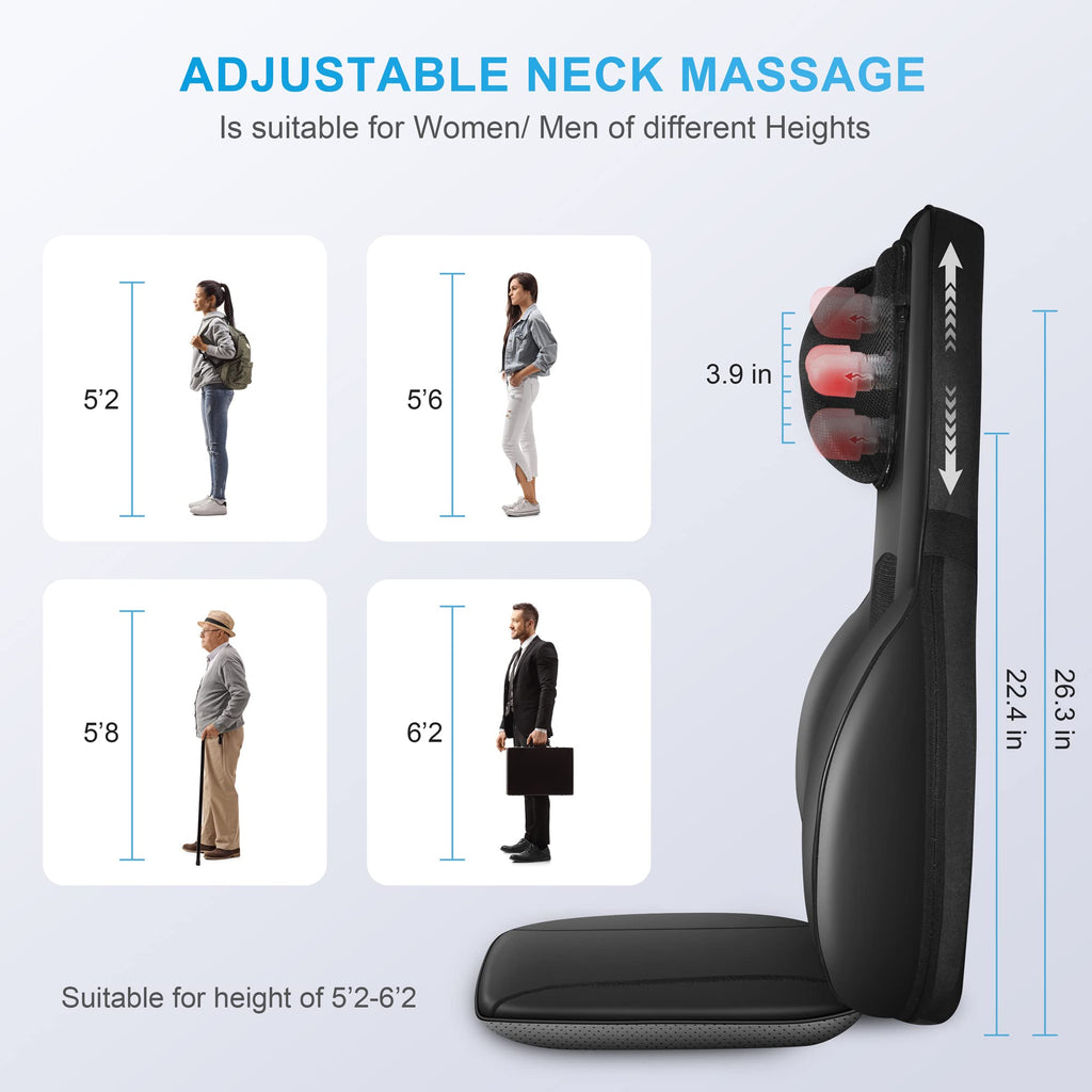 Shiatsu Neck Back Massager with Heat S75197