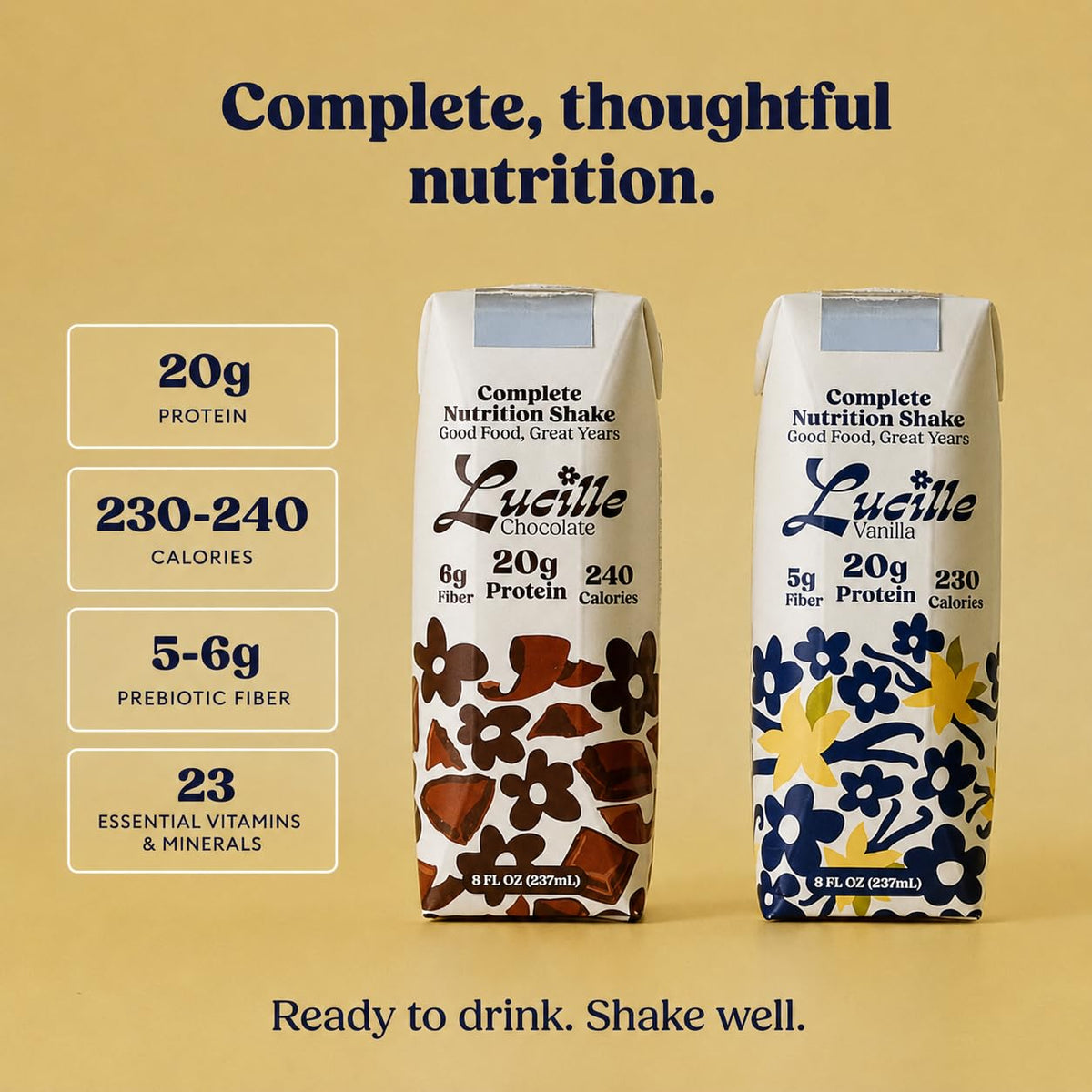 Chocolate Meal Replacement Shake 8 oz 12 Pk T310351