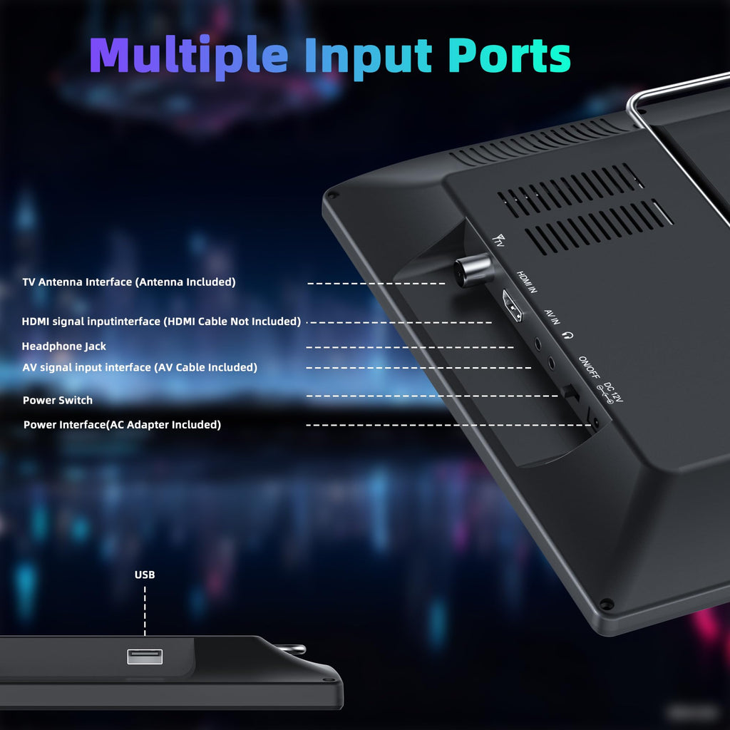 15.6 inch Portable TV with Antenna X994583