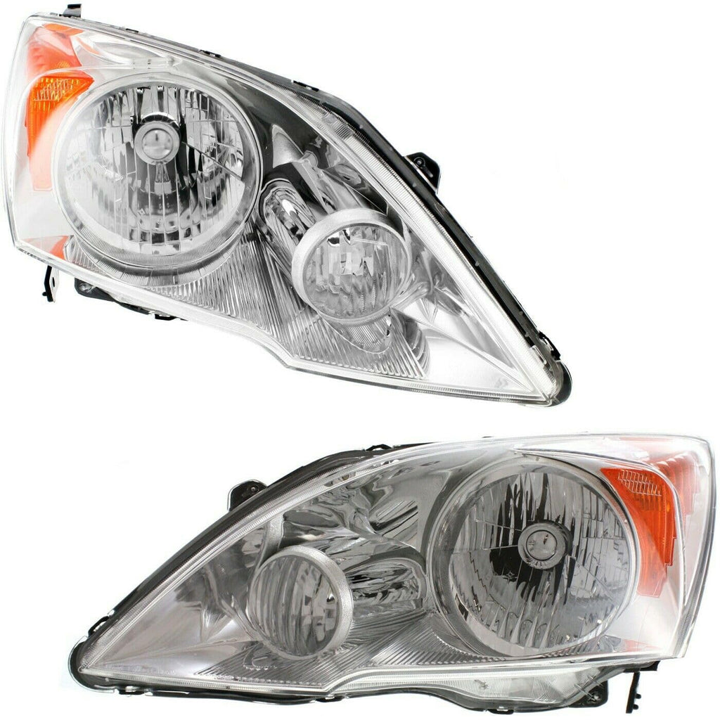 Headlight Left Right Clear Lens R3435