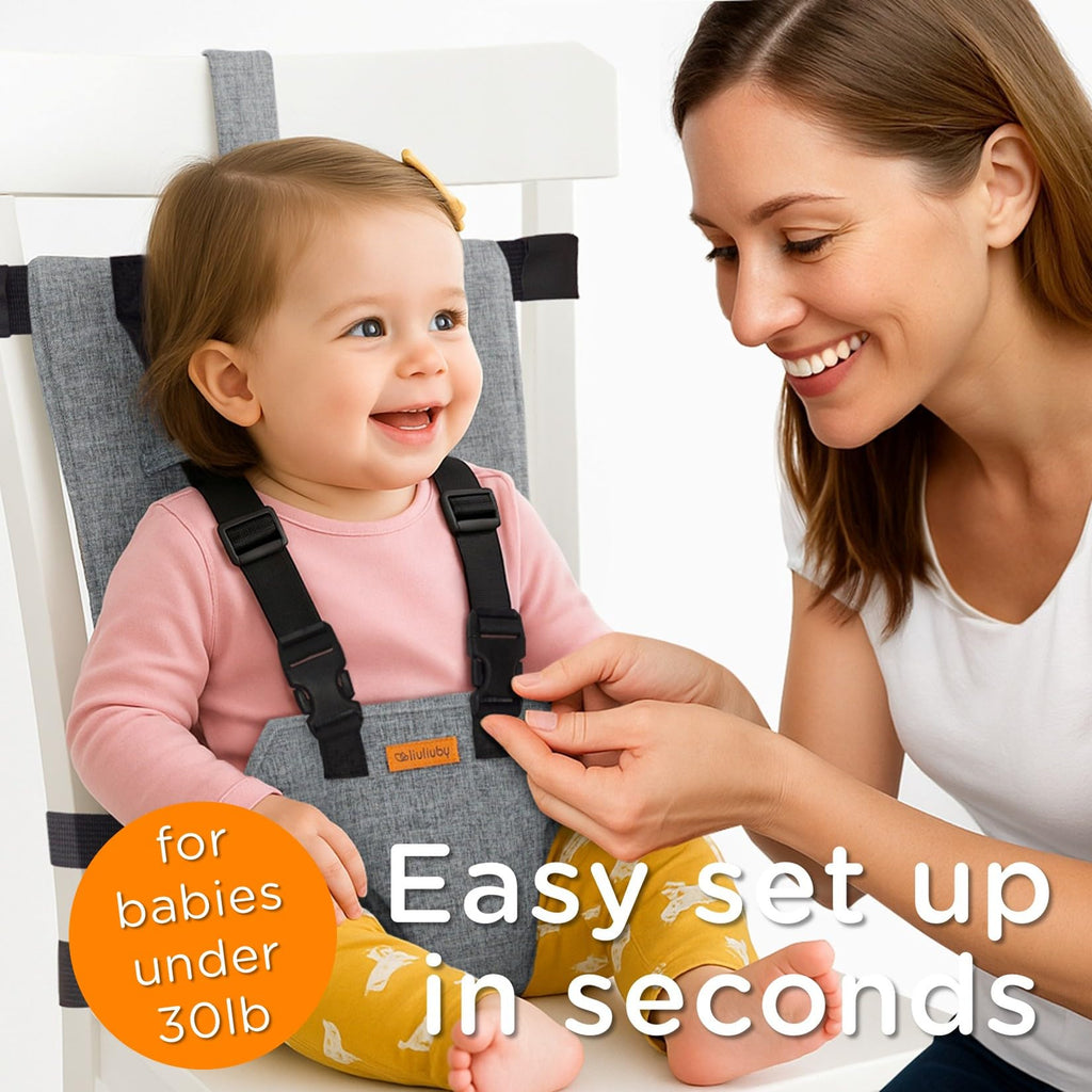 Compact Travel High Chair Portable Baby Harness Seat O7344