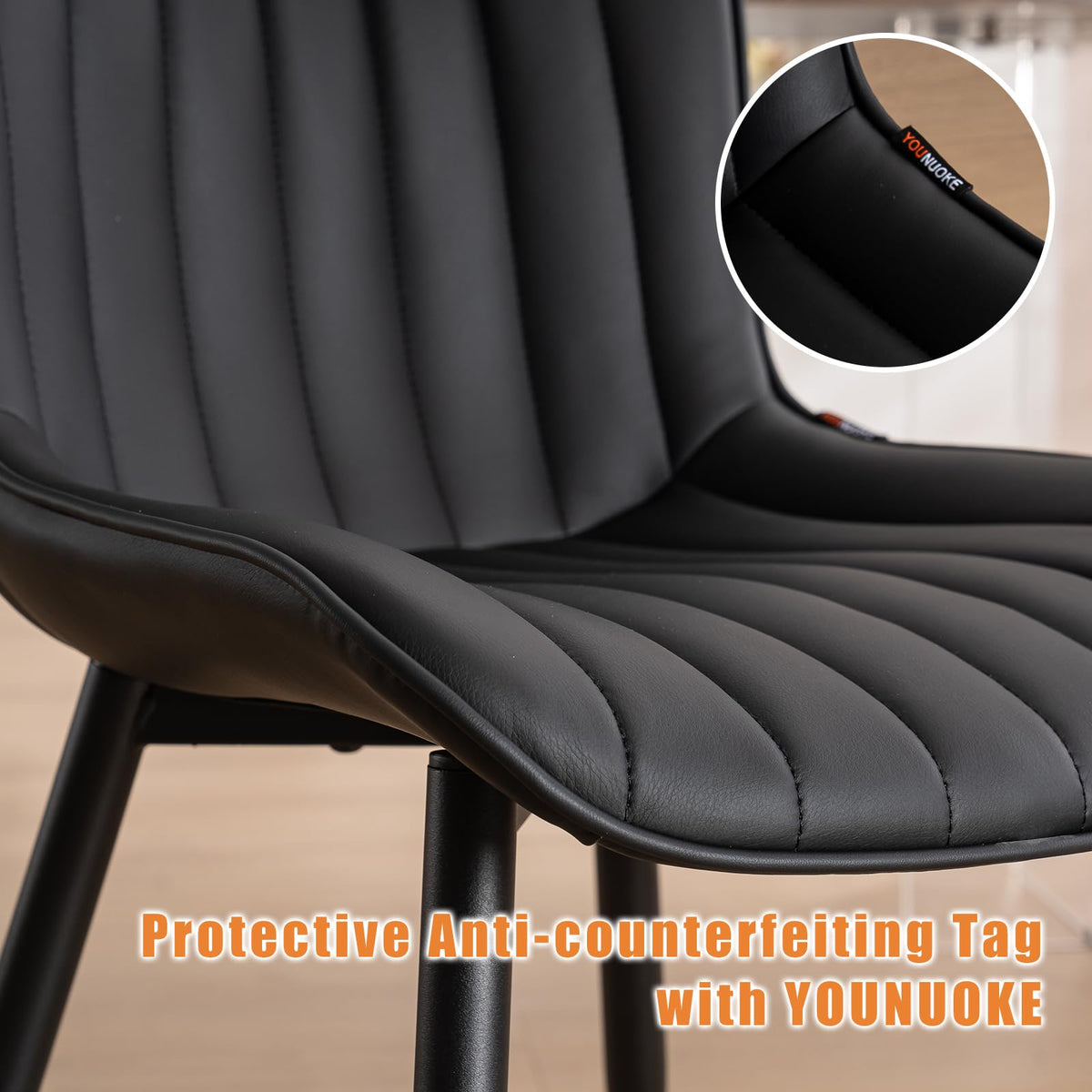 Black Dining Chairs Set of 2 K37266