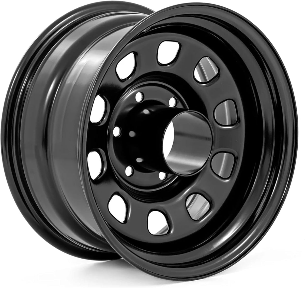 Black Steel Wheel 16x8 5x6.5 Bolt Pattern M2331