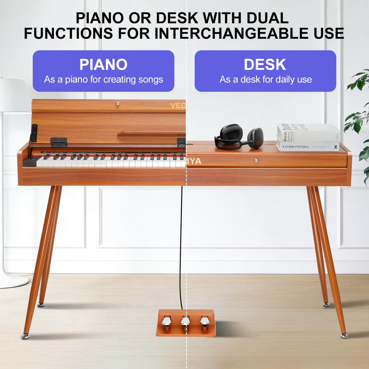 88 Key Weighted Hammer Action Digital Piano with MIDI R34498
