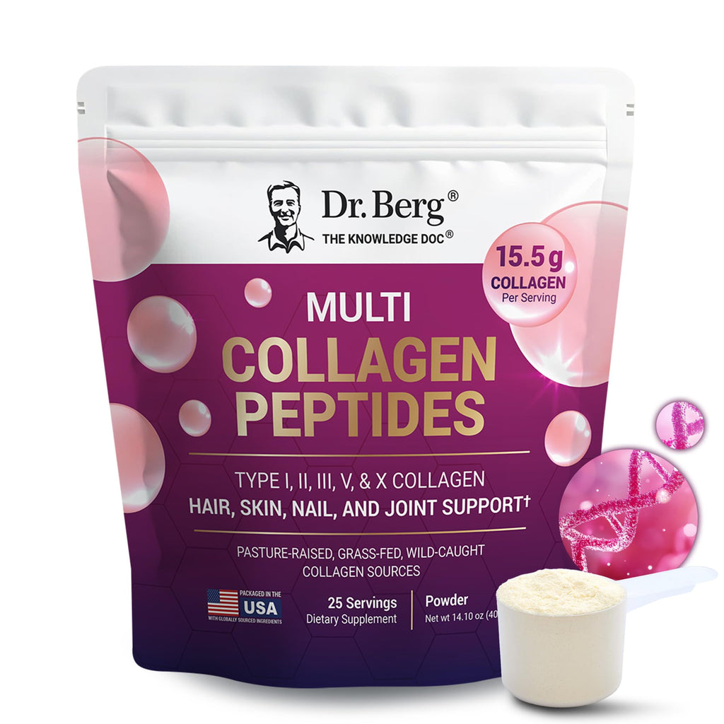 Unflavored Multi Collagen Peptides Powder 25 Servings J4686