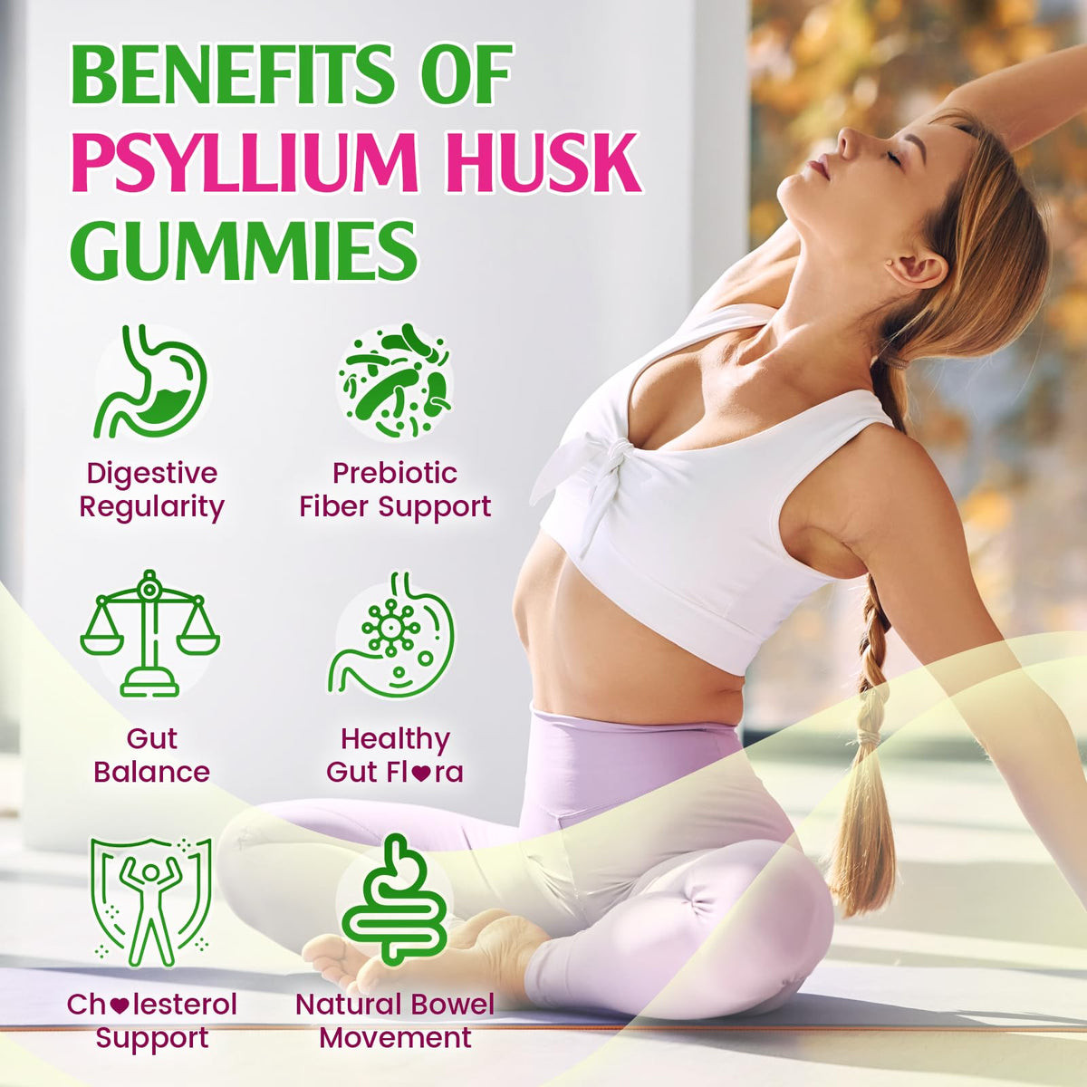1500mg Psyllium Husk Gummies K48081