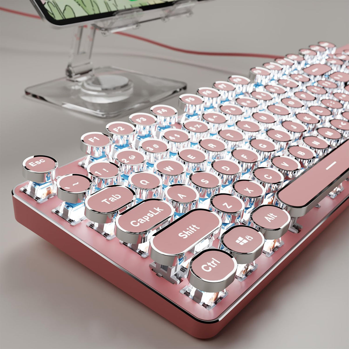 Wired Mechanical Keyboard with White Backlit P541489