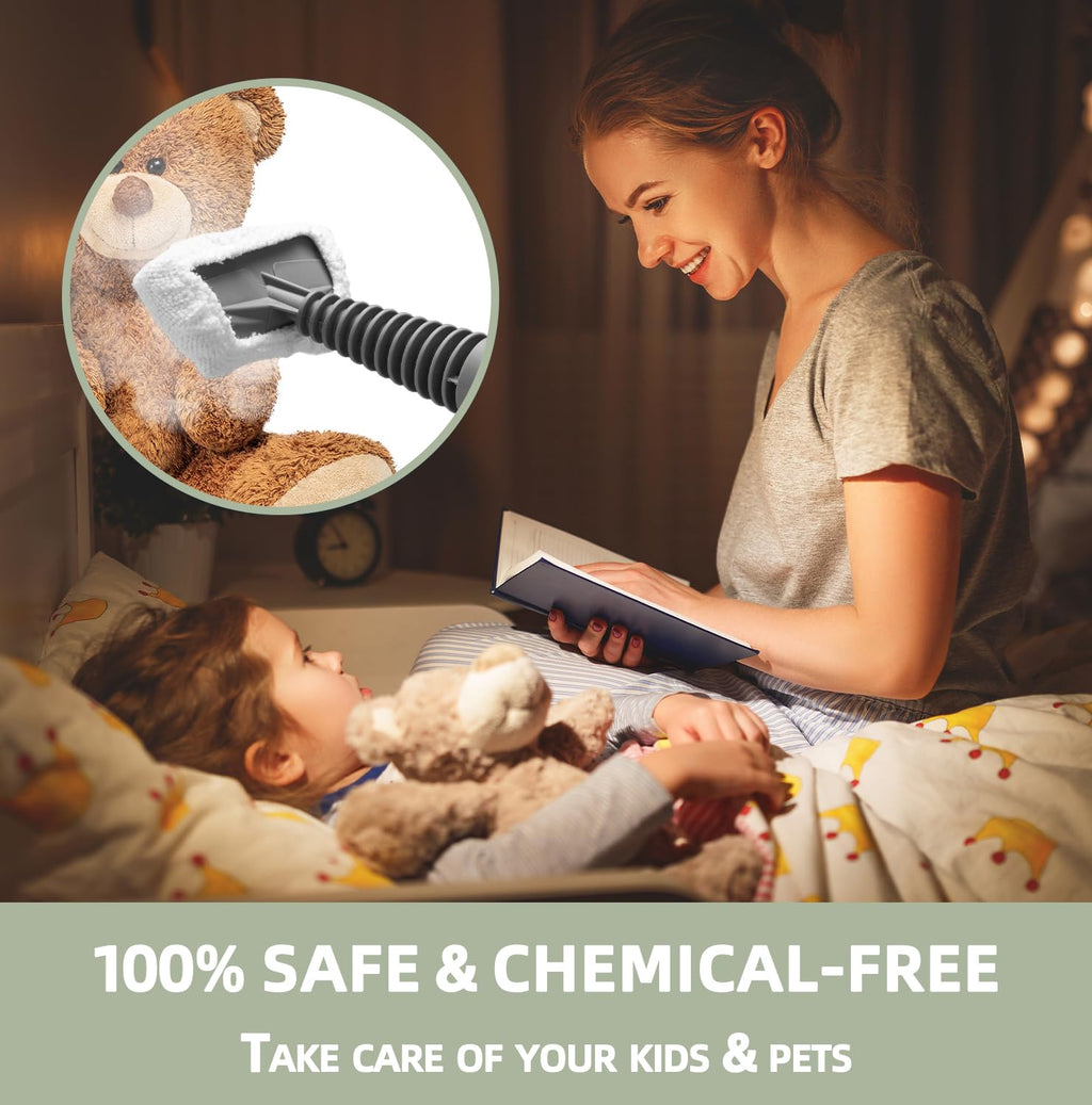 Handheld Pressurized Steam Cleaner with 13 Accessories V8663