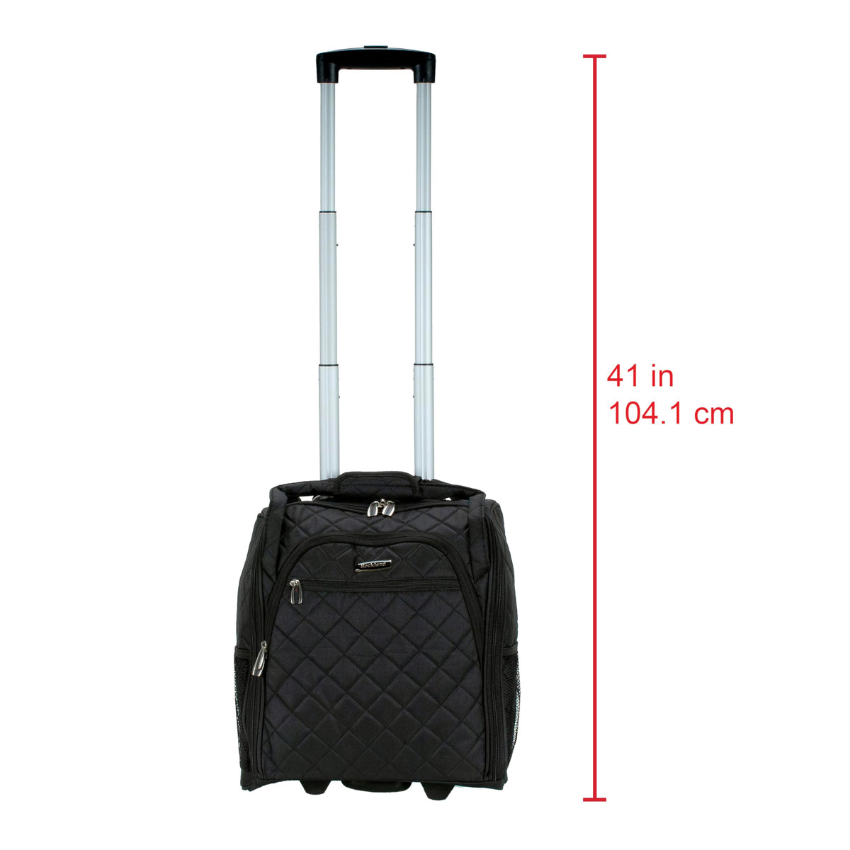 Black Wheeled Underseater Carry-On Luggage H205