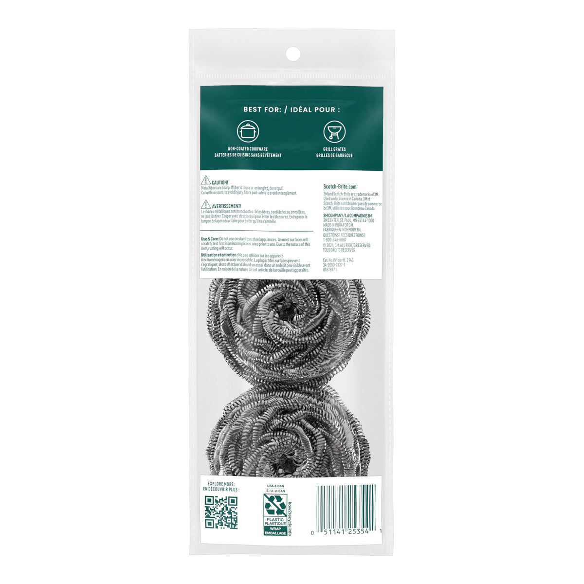 Stainless Steel Scrubbers 3 Pack T116983