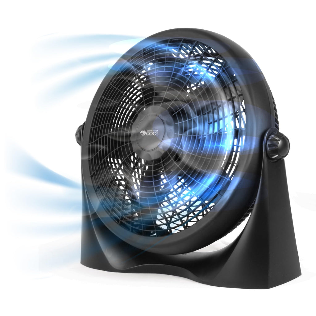 16 Inch High Velocity Floor Fan, Black H598064