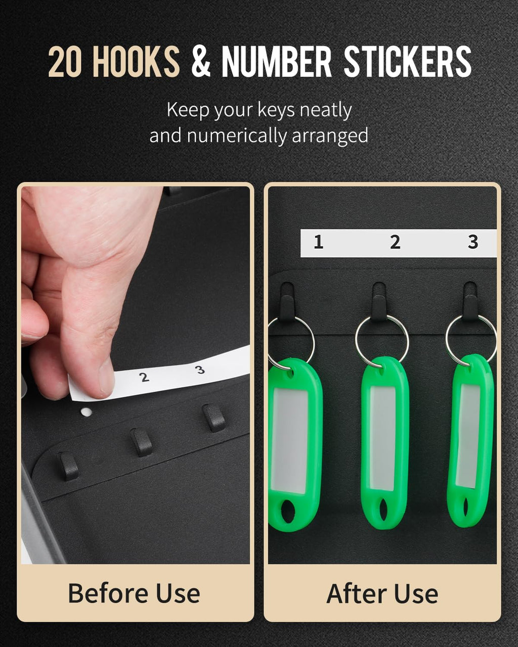 Steel Key Cabinet with Combination Lock H974114