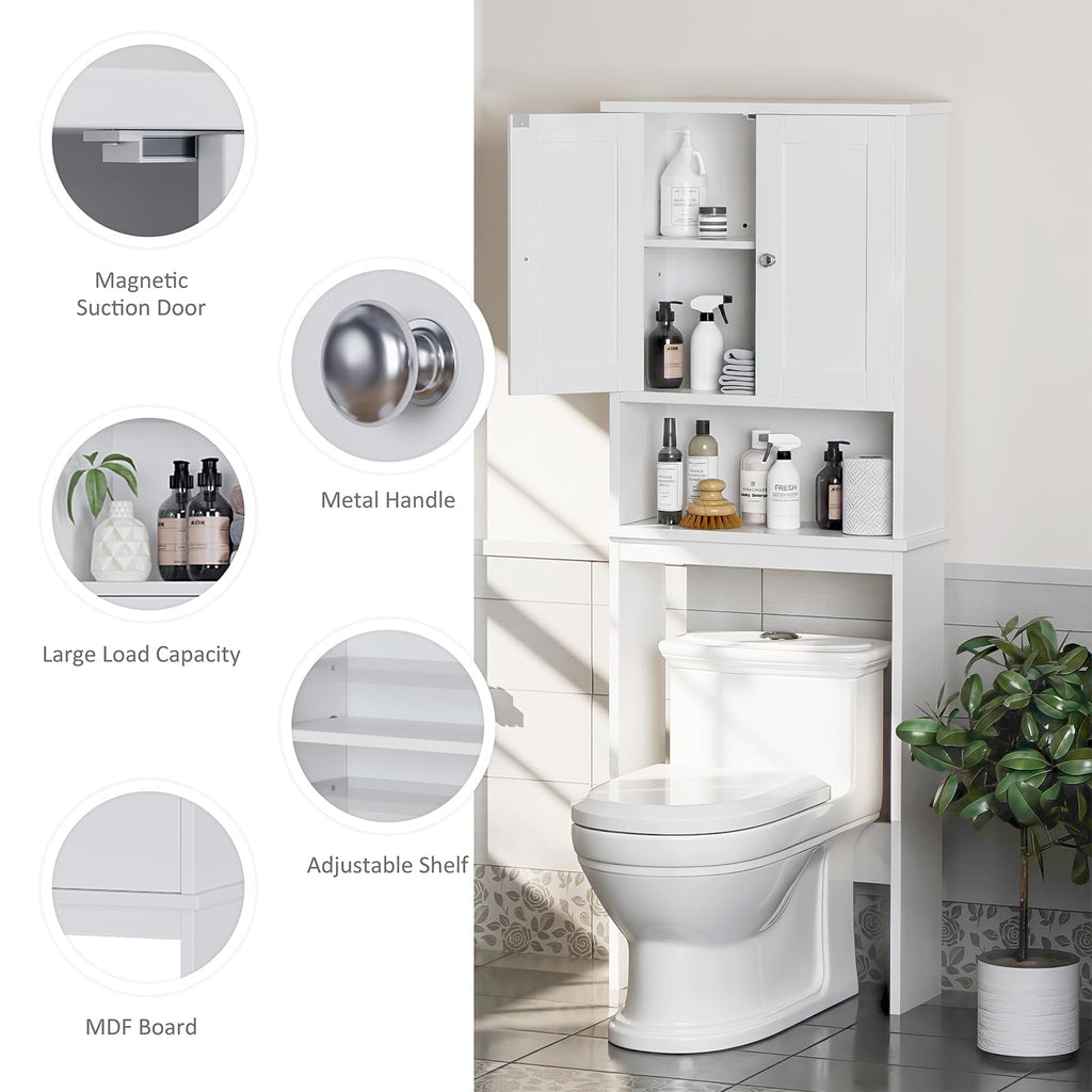 Over the Toilet Storage Cabinet, White U6988