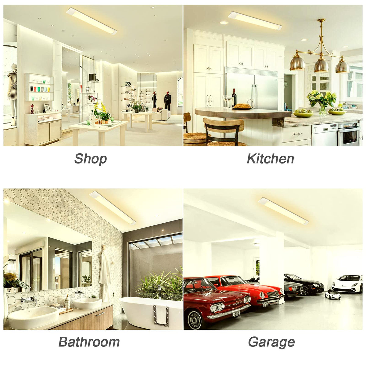 20W 2ft LED Tube Light 1500lm 3000K Neutral White Y921
