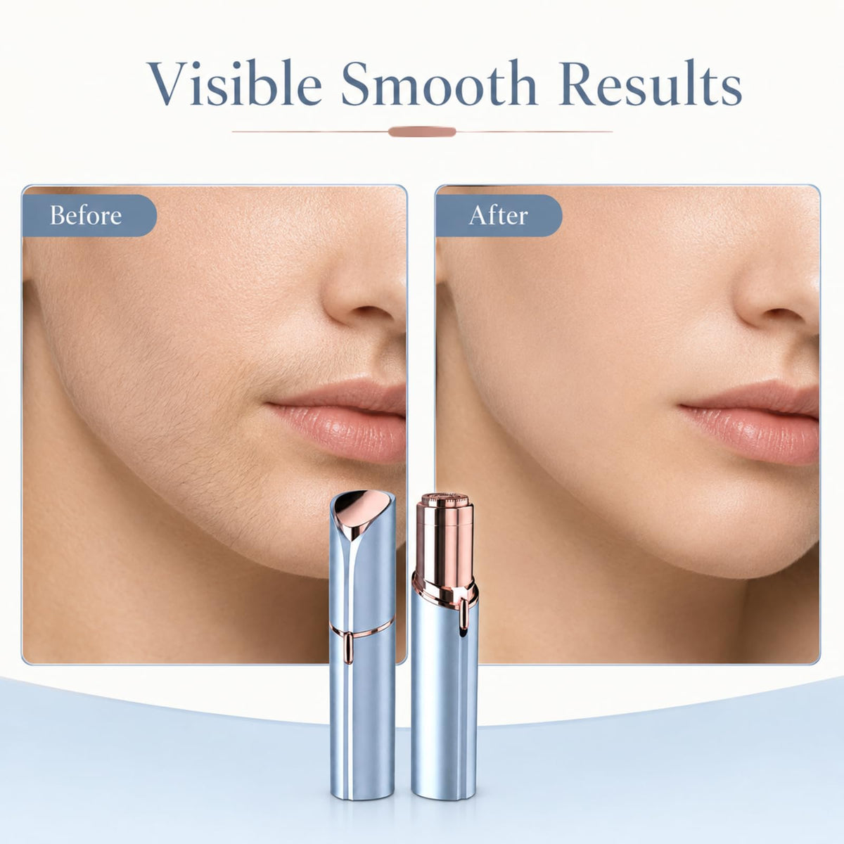 Facial Hair Remover with 2 Replacement Heads B129190