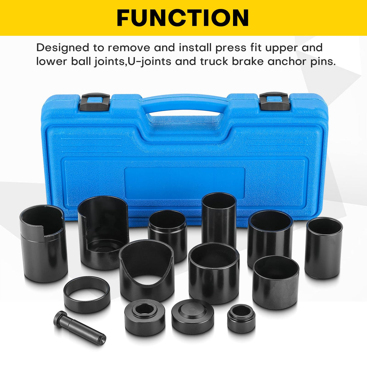 14PCS Ball Joint Remover Installer Adapter Tool Set I23263