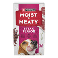 Moist & Meaty Soft Dog Food Pouches, 36 ct O170467