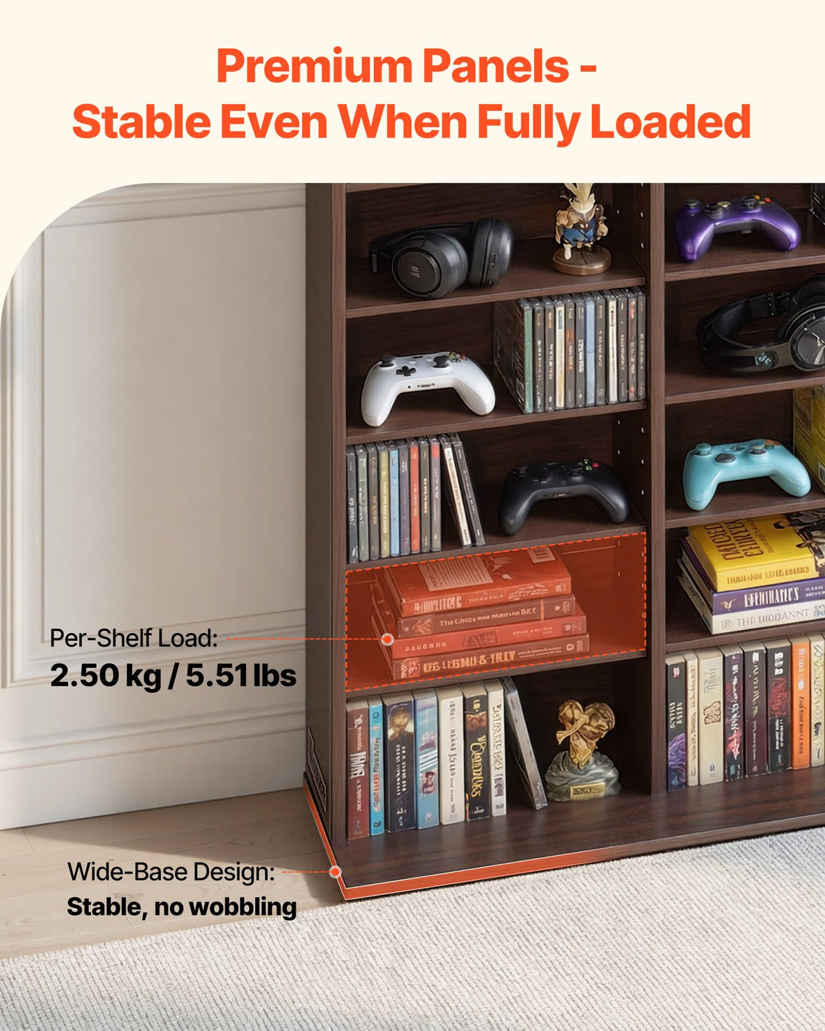 12-Tier Media Storage Cabinet R4490